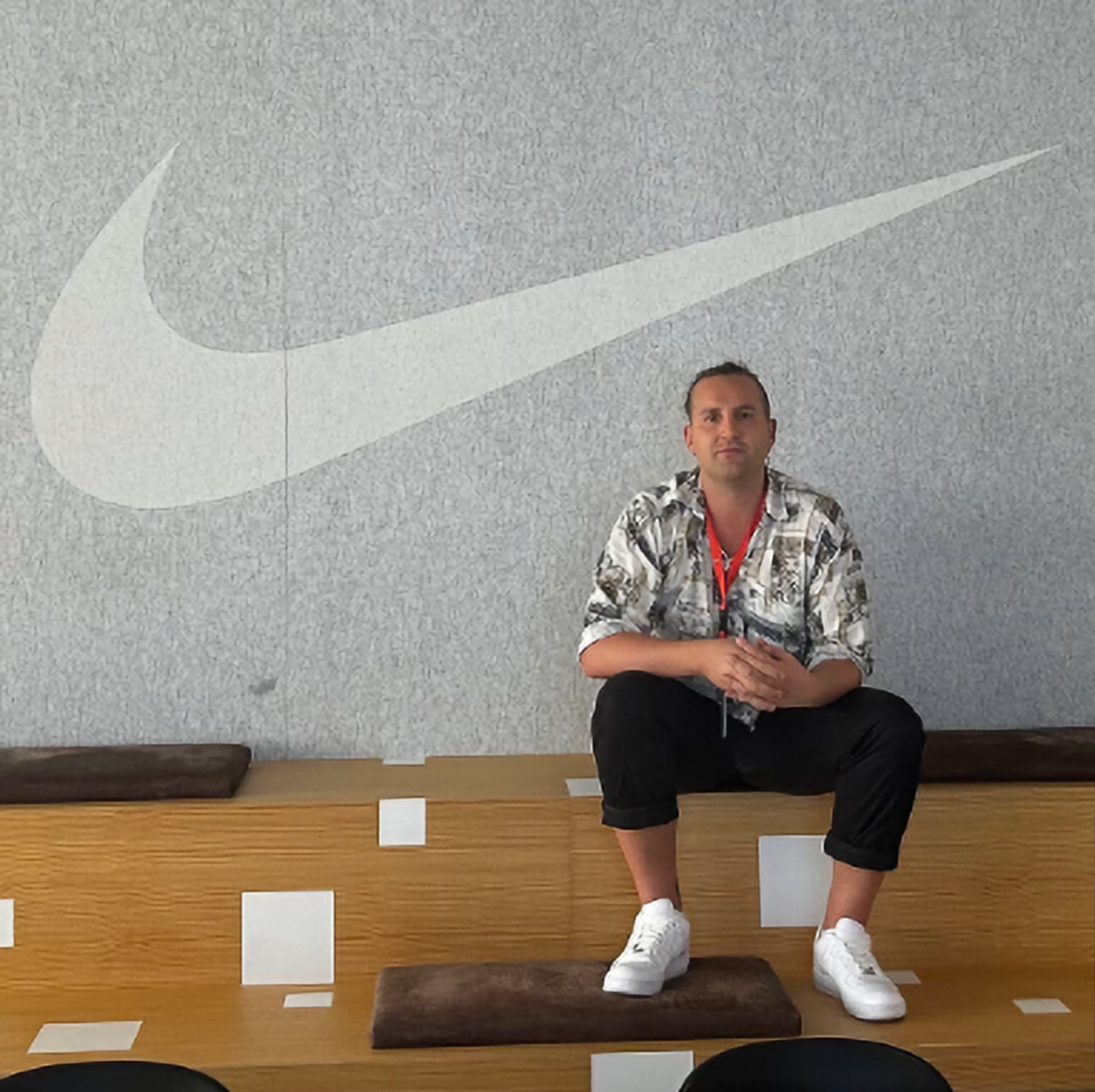 Chris Hemmings speaking at Nike